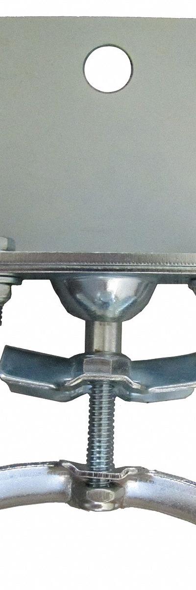GLEASON Festoon End Clamp: Round, 0.6 in – 0.94 in, 3.5 in Overall Lg - Clamps for Festoon Systems