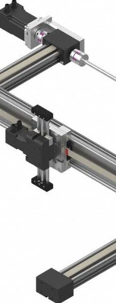 IGUS XY Gantry: 3 Axes, 500 mm X-Axis x 500 mm Y-Axis x 100 mm Z-Axis, 2.5 kg Max Payload (MPN DLE-RG-0001-AC-500-500-100). Key specifications — Manufacturer Part Number: DLE-RG-0001-AC-500-500-100; Control System: IGUS D1 Dryve Motor Control; Positioning Accuracy: +/- 0.5 mm; Brand: IGUS.