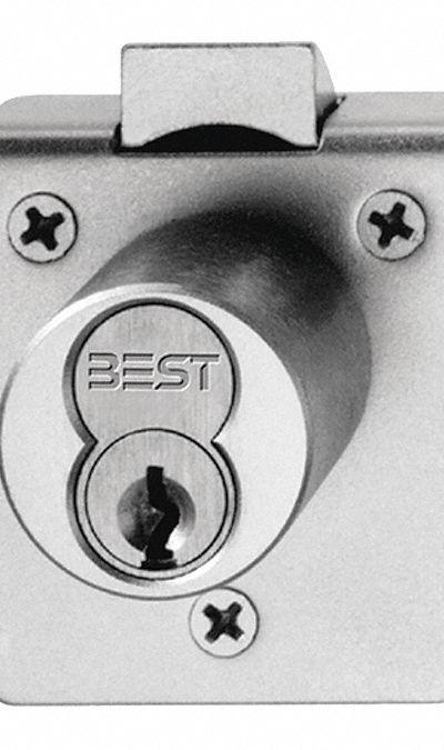 BEST Deadbolt Lock: Coreless - Latchbolt Cabinet & Drawer Locks with Interchangeable Cores