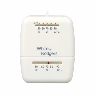 EMERSON Low Voltage Thermostat: Heat Only, RH/W, No Fan Setting, On-Off - Analog Thermostats