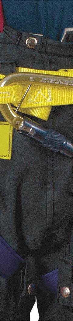 GEMTOR Rescue Harness: II, Nylon, 30 in Waist Size (Min), 44 in Waist Size (Max) (MPN 541NYCR-0A). Key specifications — Brand: GEMTOR; Standards: NFPA 1893; Hardware Material: Steel; Webbing Materials: Nylon; Back D-Ring: No; Class: II; Color: Blue; Front D-Ring: No.