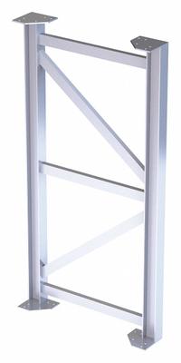 TRI-ARC Platform Support Leg: 5.3 ft Overall Ht, 30 in Overall Wd, 500 lb Load Capacity (MPN MPASST7). Key specifications — Brand: TRI-ARC; Compatible with Manufacturer Model Number: MPASGR30; Material: Aluminum; Color: Gray.