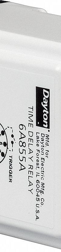 DAYTON Multi-Function Time Delay Relay: Socket Mounted, 24V AC/DC, 10 A, 11 Pins/Terminals (MPN 5DRA3). Key specifications — Delay Function: Multi Function; Mounting Style: Plug-In; Input Voltage: 24V AC/DC; Brand: DAYTON.