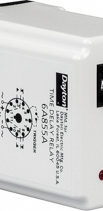 DAYTON Multi-Function Time Delay Relay: Socket Mounted - Socket-Mounted Relays