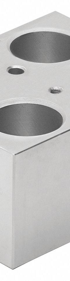 LW SCIENTIFIC Heat Block: Metal, 3 3/4 in Overall Wd, 3 in Overall Lg, 4 Wells, 29 mm Well Dia (MPN DBP-04PL-5077). Key specifications — Product Type: Dry Block Heater; Includes Thermometer Well: Yes; Material: Metal; Volume Capacity: 50 mL; Brand: LW SCIENTIFIC.