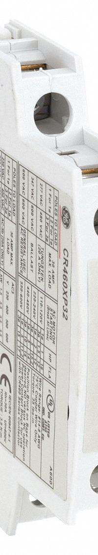 GE Power Pole: 2NO/2NC, Power Poles (MPN CR460XP32). Key specifications — Brand: GE; Compatible with Series: CR463 Lighting Contactors.