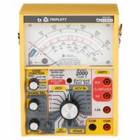 TRIPLETT Analog Multimeter: 600 V Max AC Volt Measurement, 300 V Max DC Volt Measurement (MPN 2010). Key specifications — Brand: TRIPLETT.