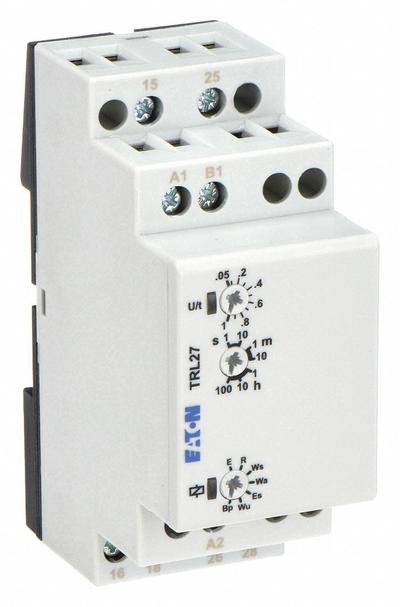 EATON Multi-Function Time Delay Relay: DIN-Rail Mounted, 12 to 240V AC/DC, 8 A - DIN-Rail Mounted Relays