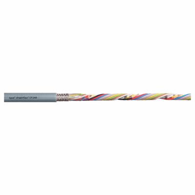 CHAINFLEX Data Cable: 26 AWG, 18 Conductors, Order by the Foot, PVC Jacket - Continuous Flexing Data Cables