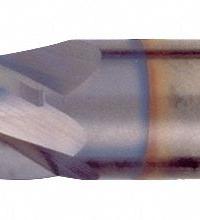 CLEVELAND Corner Radius End Mill: Carbide, TiAlN Coated, 3 Flute, 1/4" Mill Dia, 3/8" LOC, 0.02" Rad (MPN C80373)