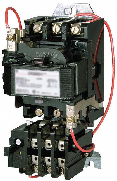 GE Magnetic Motor Starter: Non-Reversing, 3 Poles, NEMA Size 4, 135 A - Enclosed Non-Reversing Starters with Thermal Overloads