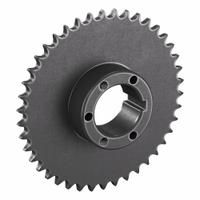 TSUBAKI Sprocket: For 40 Chain, 42 Teeth, 6.691 in Pitch Dia, 6.972 in Outside Dia, Steel (MPN 40P42). Key specifications — Brand: TSUBAKI; Required Bushing Series: P1.