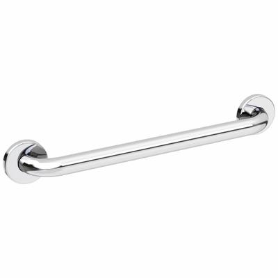 WINGITS Wall Grab Bar: Straight, 42 in Lg, 1 1/4 in Dia, Stainless Steel - Anti-Microbial Grab Bars