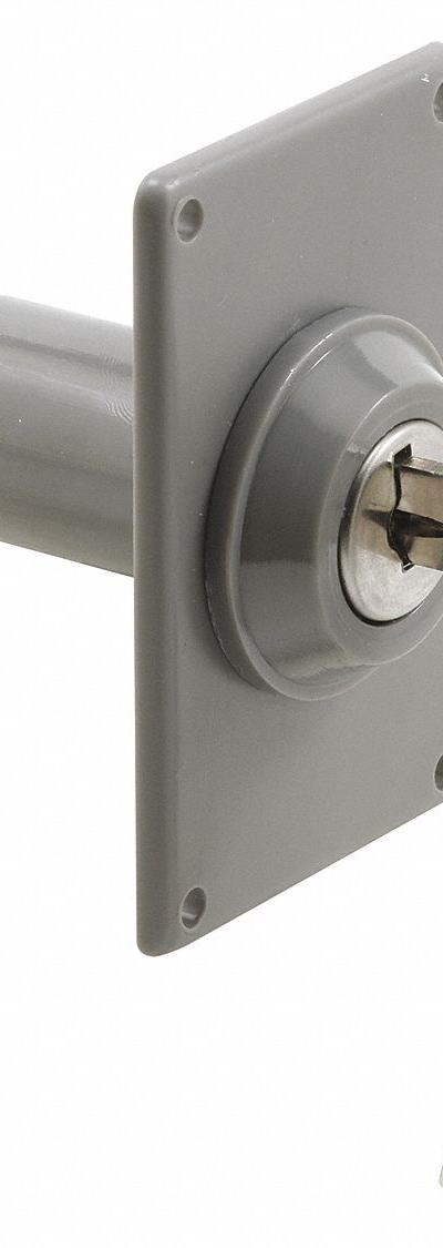 PRIME-LINE Keyswitch: Open-Close-Stop, Single Pole, Outdoor, Surface Mount - Keyed Garage Door Opener Stations