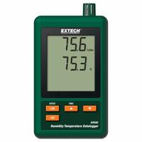 EXTECH Data Logger: 10%to 90% Relative Humidity Measured, 32°F to 122°F, 0°C to 50°C, Included, NIST (MPN SD500-NIST). Key specifications — Interface: RS-232; Parameters Measured: Relative Humidity; Brand: EXTECH; Features: This Humidity/ Temperature Datalogger Records Data on an SD Card in Excel Format for Easy Transfer to a PC for Analysis; Includes: (6) AAA Batteries; Software Options: Software Available Separately; Data Logger Type: Temperature.