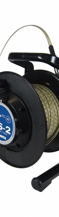 WATERRA Well Measurement Tape: 250 ft Max Dp to Water, 1/8 in Measurement Increments (MPN WS2-PE-250 ft). Key specifications — Brand: WATERRA; Product Type: Well Measurement Tape; System of Measurement: Imperial; Includes Level Indicator: Alarm.