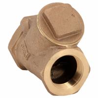 MILWAUKEE VALVE Swing Y Check Valve: Swing, Y-Style Valve Body, 2 1/2 in Pipe Size, FNPT x FNPT, NPT (MPN 509Y 2-1/2"). Key specifications — Brand: MILWAUKEE VALVE.
