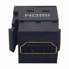 EATON TRIPP LITE HDMI Keystone/Panel-Mount Coupler: (1) HDMI Female x (1) HDMI Female Adapter, Black (MPN P164-000-KPBK8K). Key specifications — Product Type: Audio/Video Adapter; Manufacturer Part Number: P164-000-KPBK8K; Brand: EATON TRIPP LITE; End 1 Connection Type: HDMI Female; End 2 Connection Type: HDMI Female.