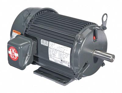 U.S. MOTORS General Purpose Motor: Rigid Base Mount, Totally Enclosed Fan Cooled, 5 hp - Rigid Base 3-Phase General Purpose AC Motors