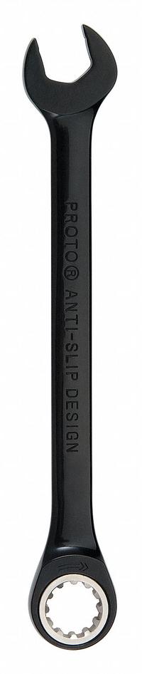 PROTO Combination Wrench: Alloy Steel, Black Chrome, 15/16 in Head Size, 12 3/4 in Overall Lg, Hex (MPN JSCR30). Key specifications — attr309600: 15/16 in; attr309611: Black Chrome; attr309610: Alloy Steel; attr309604: No; attr309612: No; attr309613: No; attr309615: No; attr324932: PROTO.