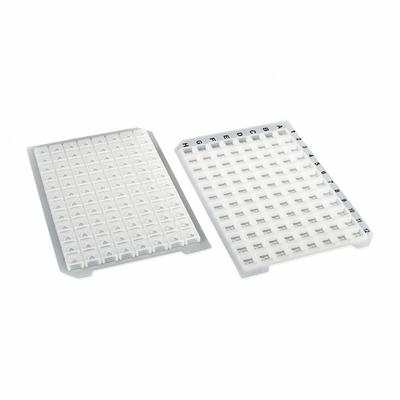 MTC BIO Sealing Mat: Square, 96 Wells, White, + Opening, Silicone - Sealing Mats