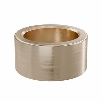 OILITE Sleeve Bearing: Bronze, SAE 841, 12 mm Bore, 16 mm OD, 8 mm Lg, 49,938 lb/sq in-fpm Max PV - Lubricated General Purpose Metallic Sleeve Bearings