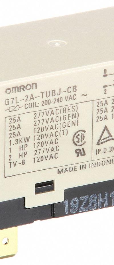 OMRON Enclosed Power Relay: Surface (Top Flange) Mounted - Surface-Mounted Relays