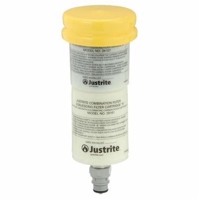 JUSTRITE Coalescing/Carbon Filter: Plastic - Coalescing/Carbon Filters for HPLC Waste Cans