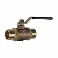 MILWAUKEE VALVE Butterfly Disc Valve: 1 in Pipe Size, Solder, 175 psi Max. Pressure (CWP), Bronze (MPN BB2-350 1). Key specifications — Brand: MILWAUKEE VALVE; Handle Type: Lever.