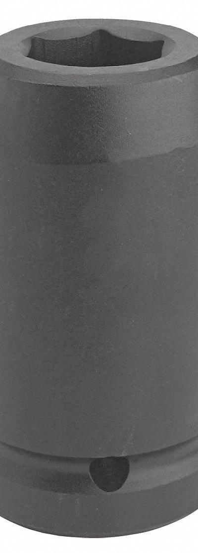 PROTO Impact Socket: 1 in Drive Size, SAE, 2 15/16 in Socket Size, 6-Point, Deep - 1" Drive Impact Sockets