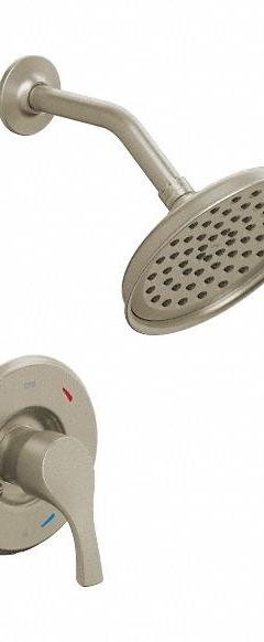 CFG Shower Faucet: T58912, 1.75 gpm Fixed Showerhead Flow Rate, Metal, Brushed Nickel Finish (MPN T58912EPBN). Key specifications — Showerhead Material: Metal; Series: T58912.