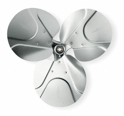 Dayton Propeller: Clockwise Facing Discharge, 12 in Propeller Dia. (In.), 3 Blades - HVAC and Refrigeration