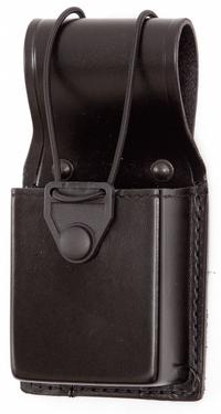 GOULD & GOODRICH, INC. Radio Pouch: Black, Leather, Basket Weave, 35 1/2 in x 2 3/4 in, Snap Closure (MPN B651-1). Key specifications — attr188437: Black; attr188438: Leather; attr188431: Radio and Phone Pouch.
