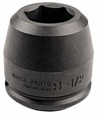 PROTO Impact Socket: 1 1/2 in Drive Size, SAE, 4 3/16 in Socket Size, 6-Point, Std, Black Oxide (MPN J15067). Key specifications — attr1215501: PROTO; attr1215515: Black Oxide; attr1215518: 4-3/16 in.