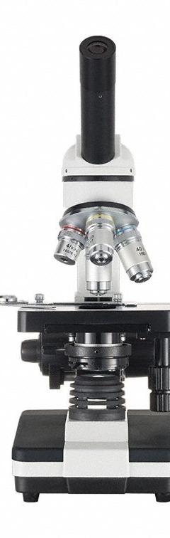 LW SCIENTIFIC Student Microscope: Compound, Monocular, 40X to 1000X, 18 mm Optical Field of View (MPN EDM-MM4A-DAL3). Key specifications — Stand Type: Standard; Base Dimensions: 5-1/4 in x 7 in; Brand: LW SCIENTIFIC; Eyepiece Protractor: No; Maximum Magnification Capability: 1000X; Optical Magnification: 40X to 1000X; Working Distance: 0.3 mm to 20 mm.