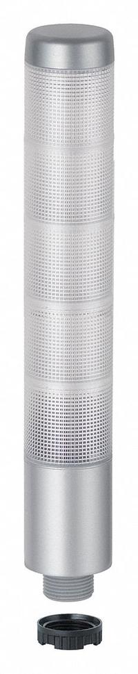 WERMA Tower Light Assembly: 4 Tier, Blue/Green/Red/White, Sounder Tier Included, 243 mm Overall Ht (MPN 69946075). Key specifications — Manufacturer Part Number: 69946075; Brand: WERMA; Operating Voltage: 24V AC/DC; Light Tier Color: Red.