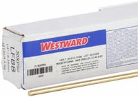 WESTWARD Brazing Alloy: Low-Fuming Bronze, 0%, RBCuZn-C, 1/4 in x 36 in, Bare (MPN 30XP50). Key specifications — Tensile Strength: 71 ksi; Yield Strength: 64 ksi; Manufacturer Part Number: 30XP50; Brand: WESTWARD; pack-container: 1/pk.