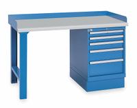 LISTA Workbench: Fixed Ht, Laminate, 72 in x 30 in, 1,000 lb Overall Load Capacity, Blue (MPN XSWB23-72PT/BB). Key specifications — Brand: LISTA.