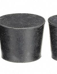Stopper Set: Natural Rubber, 00 to 7 Stopper Size, 25 mm Overall Ht, Black, Autoclavable (MPN RSTPK2). Key specifications — Brand: APPROVED VENDOR; Color: Black; Stopper Size: 00 to 7; Material: Natural Rubber.