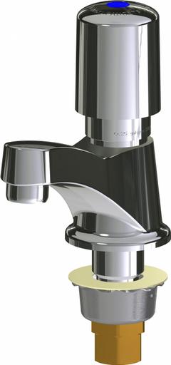 CHICAGO FAUCETS Lavatory Faucet: 333, Single-Post, Cast Brass, Polished Chrome Finish, Aerated, NPSM (MPN 333-765PSHABCP). Key specifications — Brand: CHICAGO FAUCETS; Series: 333; Includes: Mounting Hardware.
