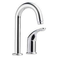 DELTA Gooseneck Bar Faucet: Classic, Off-Centered, Deck, Brass, 1.5 gpm Flow Rate, 2 Mounting Holes (MPN 1903-DST). Key specifications — Brand: DELTA.