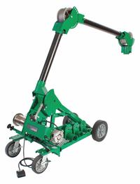 GREENLEE Cable Puller: 10,000 lbf Max Force, 6,500 lbf Max. Continuous, 16 fpm Max Speed, 115V AC (MPN 6906). Key specifications — attr534134: 115V AC; attr531753: GREENLEE.