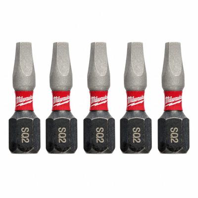MILWAUKEE Insert Bit: Insert Bit, Imperial, #2 Bit Size, S2 Bit Industry Size, Std - Insert Bits