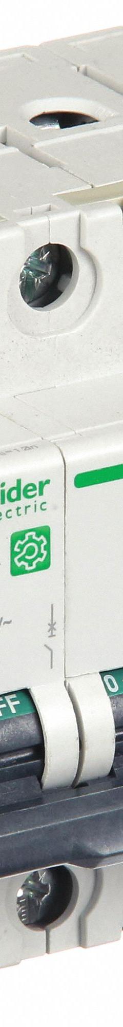 SCHNEIDER ELECTRIC IEC Supplementary Protector: 10 A Amps, 14kA at 240V AC, Screw Clamp, D (MPN M9F23410). Key specifications — attr216783: C60SP; attr195822: Not Rated; attr195823: 14kA at 240V AC; attr195824: Screw Clamp; attr211130: SCHNEIDER.