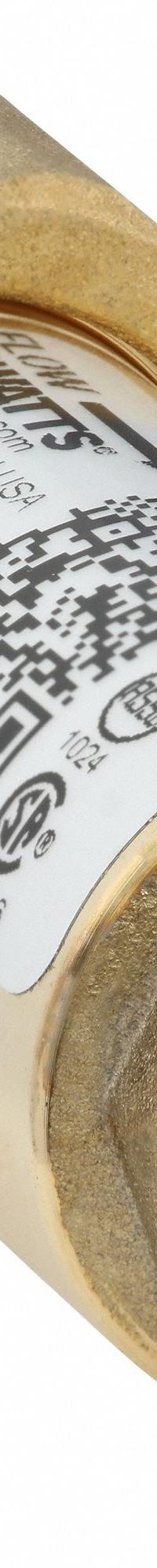 WATTS Dual Check Valve: LF7R, 1/2 in Pipe Size, FNPT x FNPT, 15.5 gpm Flow Rate, 3.63 in Overall Lg (MPN LF7RU2-2). Key specifications — Brand: WATTS; Connection Type: FNPT x FNPT.
