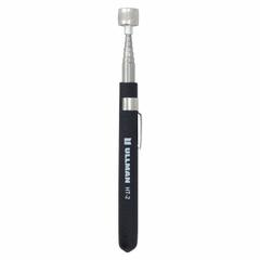 ULLMAN Magnetic Retrieval Tool: 1 in Jaw Cap., Mag. Typ. Neodymium, Shft. Typ. Telescoping (MPN HT-2). Key specifications — attr1016158: Cushioned; attr1016155: Rigid; attr1016165: Neodymium; attr1016172: Magnetic Retrieval Tool; attr1004943: ULLMAN; attr1016157: Stainless Steel; attr1016173: Stainless Steel; attr1016174: Telescoping.