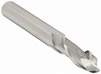 WIDIA HANITA Ball End Mill: Carbide, TiAlN Coated, 2 Flute, 1/8" Mill Dia, 1/2" LOC, 1-1/2" OAL (MPN I2B0125T050R)