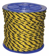 APPROVED VENDOR General Purpose Utility Rope: Twisted, 1 in Dia, 2,445 lb Working Load Limit, Black (MPN 340320-00600-115). Key specifications — Brand: APPROVED VENDOR; Rope Type: Dynamic.