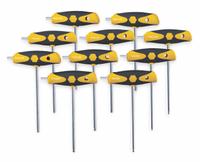 WIHA Hex Key Set: 6 - 10 Pieces, SoftGrip, T, SAE, Single Ball End, Long, 10 Pieces, Chrome, 10 Tips (MPN 54097). Key specifications — attr1205553: Not Tether Capable; attr1205554: WIHA; attr1205568: Chrome; attr1293176: 6 - 10 Pieces.