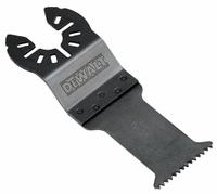 DEWALT Oscillating Tool Blade: 1 1/4 in Blade Wd, 3 13/16 in Overall Lg, Plunge Cutting, Steel, Wood (MPN DWA4206). Key specifications — attr1097473: Wood; attr1097476: DEWALT; attr1097456: Plunge Cutting.